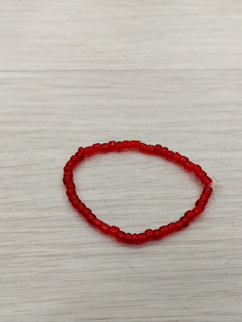 Cute Red Glass Beaded Bracelet
